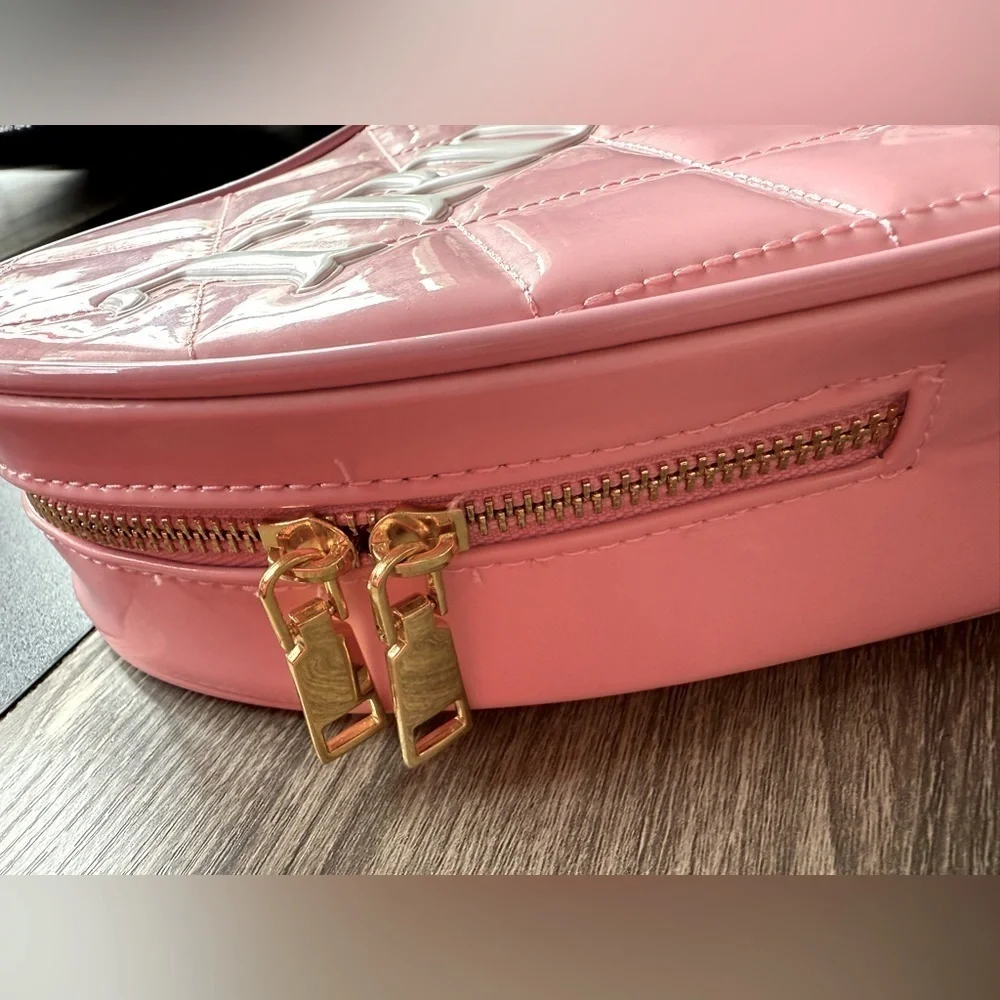 Truly Pink Quilted Heart Bag